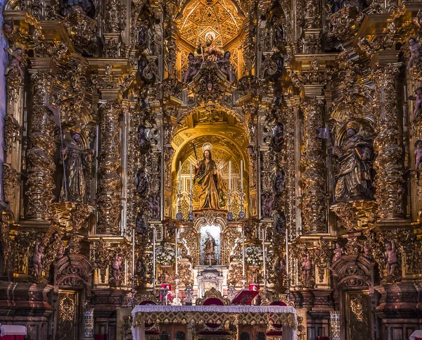 Sewilla Andaluzja Południowa Hiszpania Maja 2017 Wnętrza Kościoła Santa Maria — Zdjęcie stockowe