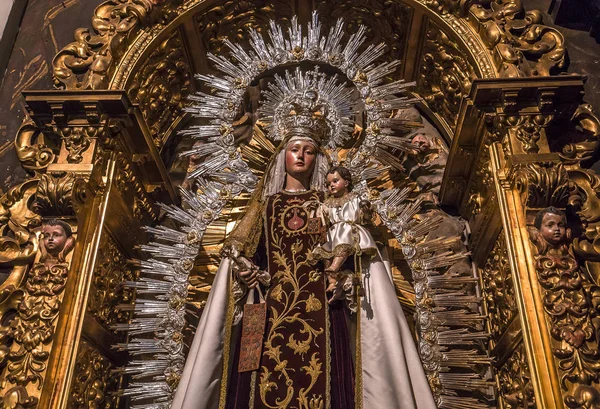 Sevilla Andalúzia Spanyolország Május 2017 Belső Terek Santa Maria Magdalena — Stock Fotó