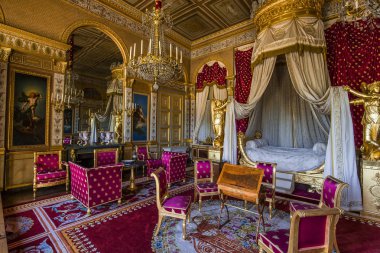 COMPIEGNE, FRANCE, 13 AĞUSTOS 2016: Compiegne Şatosu, 13 Ağustos 2016 Compiegne, Fransa