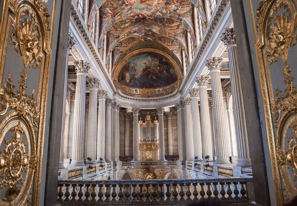 Versailles France Juli Architektonische Details Der Kapelle Chateau Versailles Der — Stockfoto