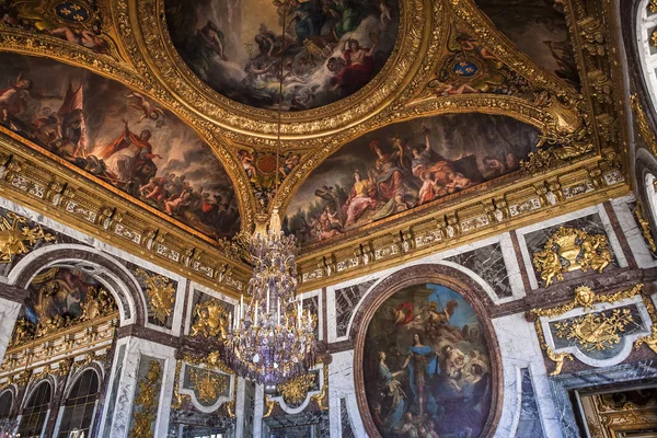 Versailles France Juli Interieurs Architektonische Details Und Decken Des Chateau — Stockfoto