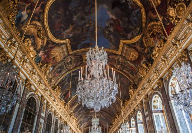 Versailles Fransa Temmuz 06: Chateau de Versailles, Paris, Fransa, aynalar salonu. 06 Temmuz 2013 yılında Versailles, Fransa