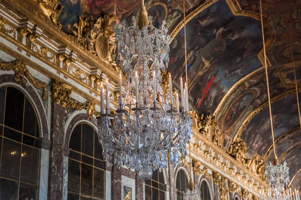 Versailes França Julho Hall Espelhos Chateau Versailles Perto Paris França — Fotografia de Stock