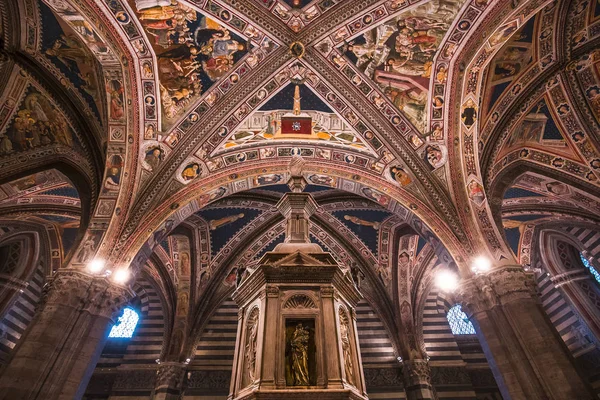 이탈리아 2016 인테리어와 2016 Siena 이탈리아에서의 — 스톡 사진