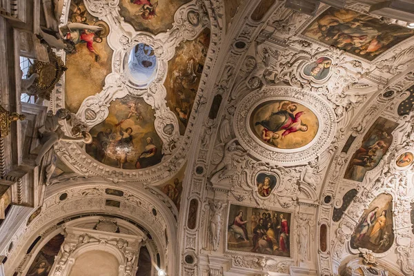 Siena Włochy Czerwca 2016 Wnętrza Architektonicznych Dekory Duomo Katedry Sienie — Zdjęcie stockowe