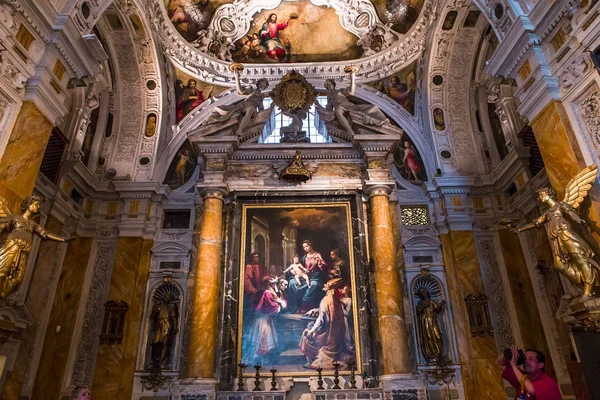 インテリアと、シエナ、イタリアのシエナ大聖堂の装飾 — ストック写真