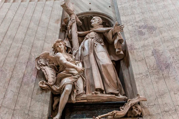 Vatican City Vatican June 2015 Interiører Arkitektoniske Detaljer Peterskirken June – stockfoto