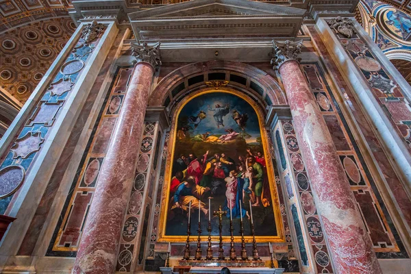 Vatican City Vatican Juni 2015 Inredning Och Arkitektoniska Detaljer Basilikan — Stockfoto