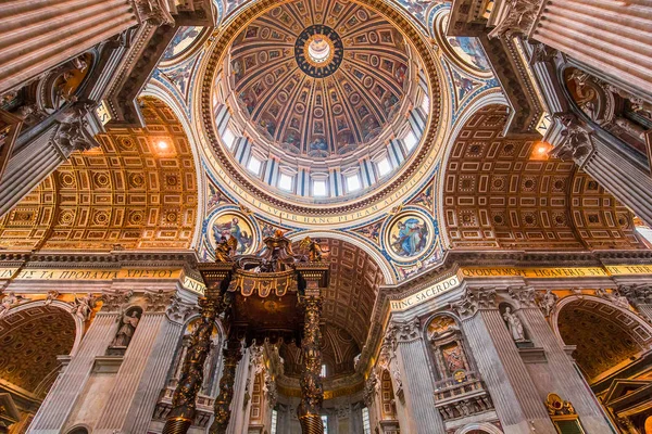 Watykan Czerwca 2015 Watykan Watykan Czerwca 2015 Wnętrza Detale Architektoniczne — Zdjęcie stockowe