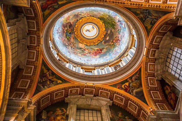 Cidade Vaticana Junho Vaticano 2015 Interiores Detalhes Arquitetônicos Basílica São — Fotografia de Stock