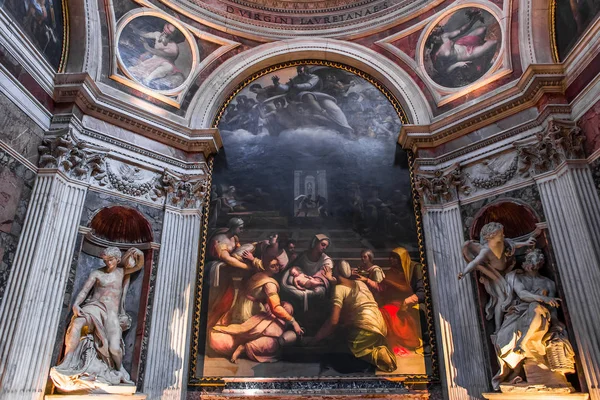 Bazilika, a Santa Maria del Popolo, Róma, Olaszország — Stock Fotó