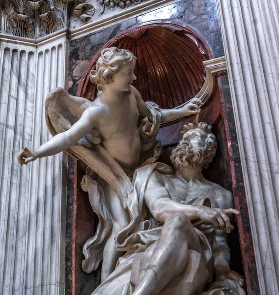 Řím Itálie June 2015 Interiéry Architektonické Detaily Kostela Santa Maria — Stock fotografie