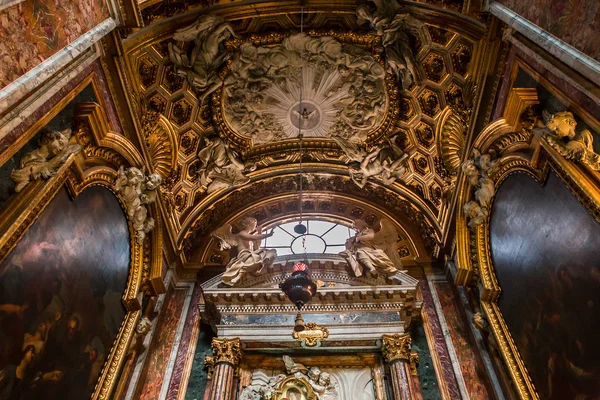 Řím Itálie Červen 2015 Interiéry Architektonické Detaily San Giacomo Kostele — Stock fotografie