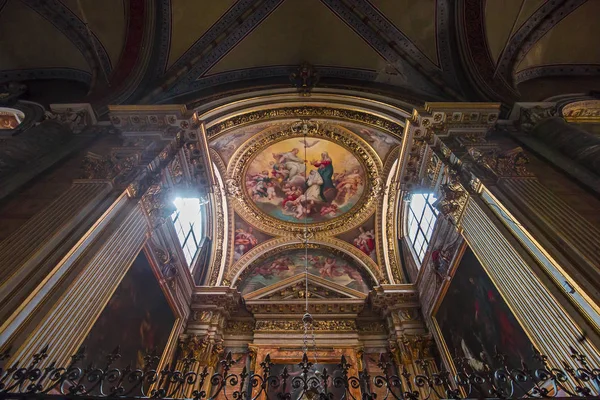 Rome Italy June 2015 Interiors Architectural Details Santa Maria Sopra — Stock Photo, Image