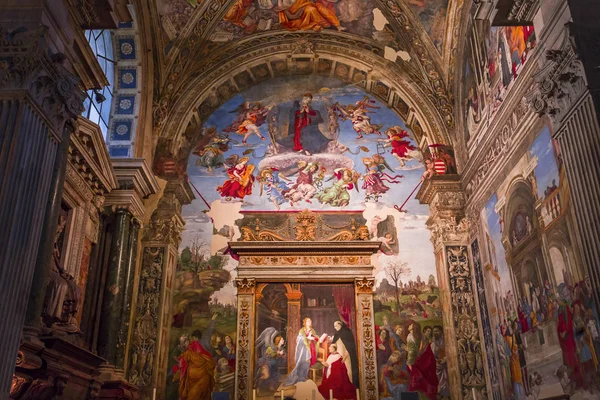 Roma Italia Junio 2015 Interiores Detalles Arquitectónicos Iglesia Santa Maria — Foto de Stock
