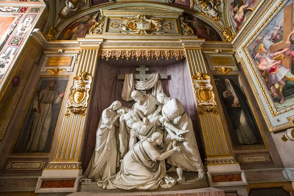Trinita dei Monti church, Rome, Italy — Stock Photo, Image