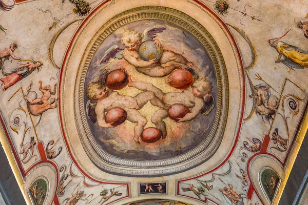 Florenz Italien Oktober 2015 Innenräume Und Architektonische Details Des Palazzo — Stockfoto