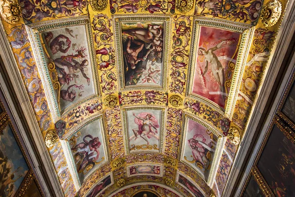 Firenze Italia Ottobre 2015 Interni Dettagli Architettonici Palazzo Vecchio Ottobre — Foto Stock