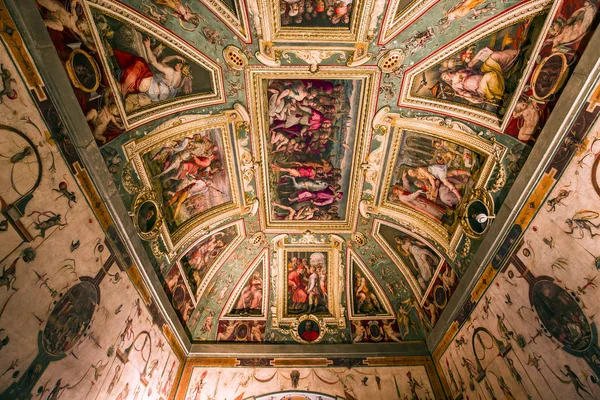 Blorence Italien October 2015 Interiør Arkitektoniske Detaljer Palazzo Vecchio Oktober - Stock-foto