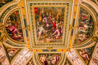 iç Palazzo Vecchio, Florence, İtalya