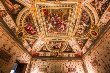 iç Palazzo Vecchio, Florence, İtalya