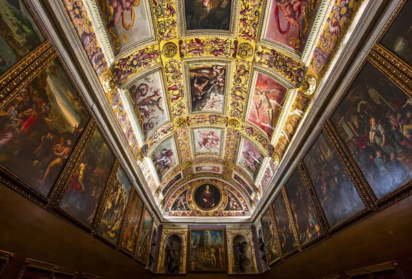 Interiores del Palazzo Vecchio, Florencia, Italia —  Fotos de Stock