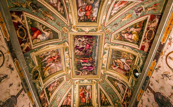 Innenräume des Palazzo Vecchio, Florenz, Italien — Stockfoto