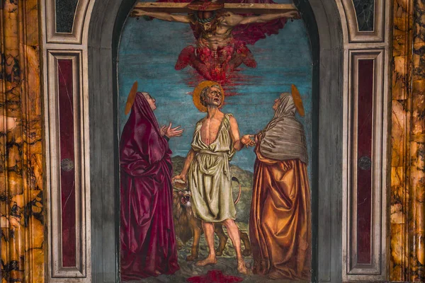 Церковь Сантиссима Аннуциата, Флоренция, Италия — стоковое фото