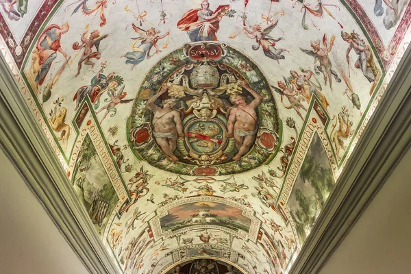 인테리어와 바티칸 박물관, 바티칸 시티의 세부 사항 — 스톡 사진