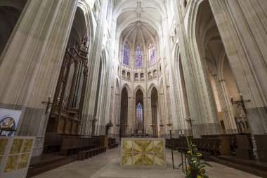 Nantes, Fransa, 29 Ekim 2016: mimari detaylar saint paul saint peter Katedrali, 29 Ekim 2016, Nantes, Fransa