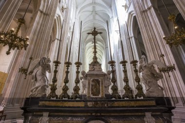 Nantes, Fransa, 29 Ekim 2016: mimari detaylar saint paul saint peter Katedrali, 29 Ekim 2016, Nantes, Fransa