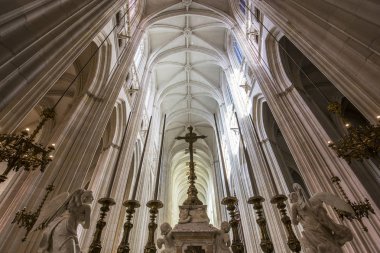 Nantes, Fransa, 29 Ekim 2016: mimari detaylar saint paul saint peter Katedrali, 29 Ekim 2016, Nantes, Fransa