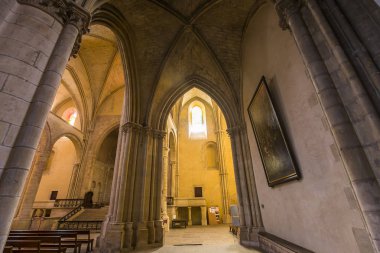 Nevers, Fransa, 20 Eylül 2016: iç ve ayrıntılarını saint-cyr-sainte-julitte Katedrali, 20 Eylül 2016 Nevers, Fransa