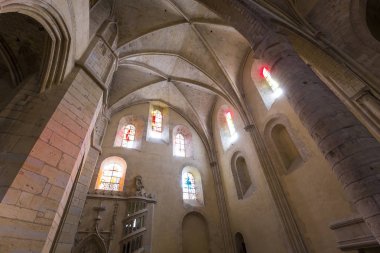 Nevers, Fransa, 20 Eylül 2016: iç ve ayrıntılarını saint-cyr-sainte-julitte Katedrali, 20 Eylül 2016 Nevers, Fransa