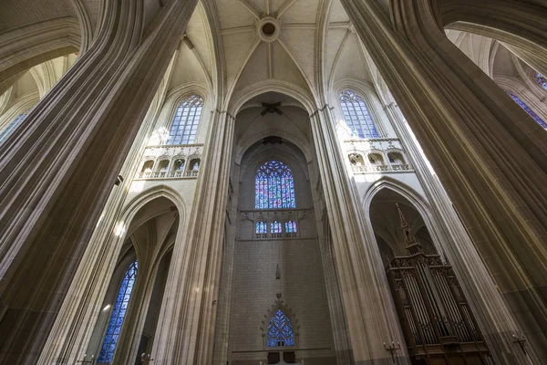 Nantes Francie Října 2016 Architektonické Detaily Saint Paul Peter Katedrály — Stock fotografie