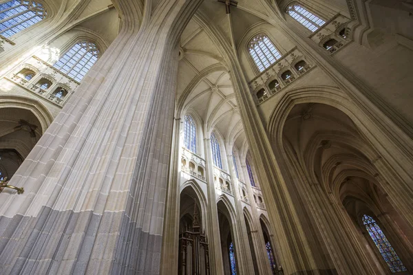 Nantes Francia Octubre 2016 Detalles Arquitectónicos Catedral San Pablo San — Foto de Stock