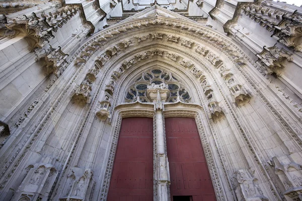 Nantes France Octobre 2016 Détails Architecturaux Cathédrale Saint Paul Saint — Photo