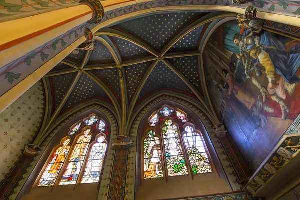 Nunca Francia Septiembre 2016 Interiores Detalles Catedral Saint Cyr Sainte — Foto de Stock