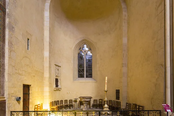 Nevers França Setembro 2016 Interiores Detalhes Catedral Santo Cir Santo — Fotografia de Stock