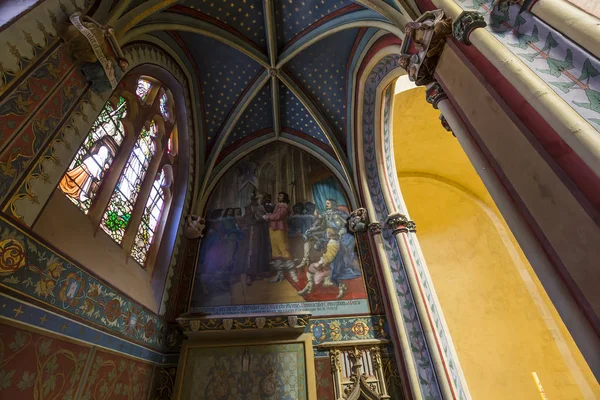 Nunca Francia Septiembre 2016 Interiores Detalles Catedral Saint Cyr Sainte — Foto de Stock