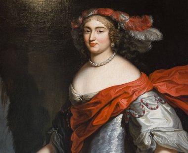 Paris, Fransa, 22 Eylül 2016: iç mekanlar ve otelin mimari detaylar de Carnavalet, 22 Eylül 2016, Paris, Fransa