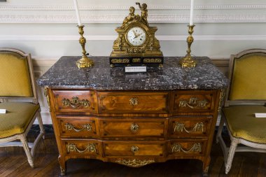 Paris, Fransa, 22 Eylül 2016: iç mekanlar ve otelin mimari detaylar de Carnavalet, 22 Eylül 2016, Paris, Fransa