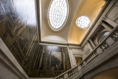 Paris, Fransa, 22 Eylül 2016: iç mekanlar ve otelin mimari detaylar de Carnavalet, 22 Eylül 2016, Paris, Fransa