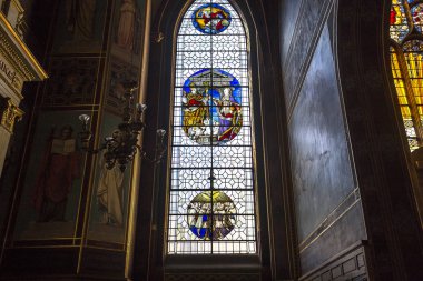 Paris, Fransa, 07 Eylül 2016: iç mekanlar ve ayrıntılarını Saint-Gervais Kilisesi, 07 Eylül 2016, Paris, Fransa