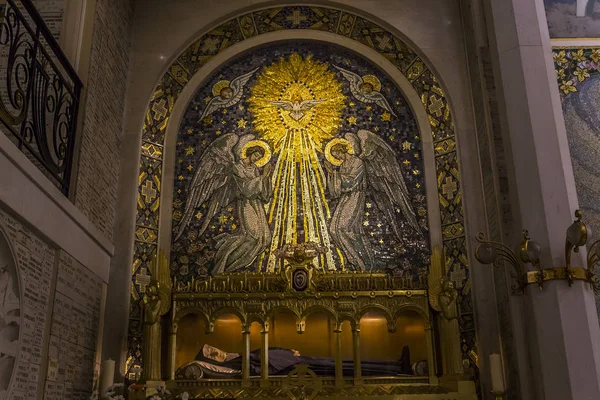 Paris France September 2016 Interiors Details Chapel Our Lady Miraculous — Stock Photo, Image