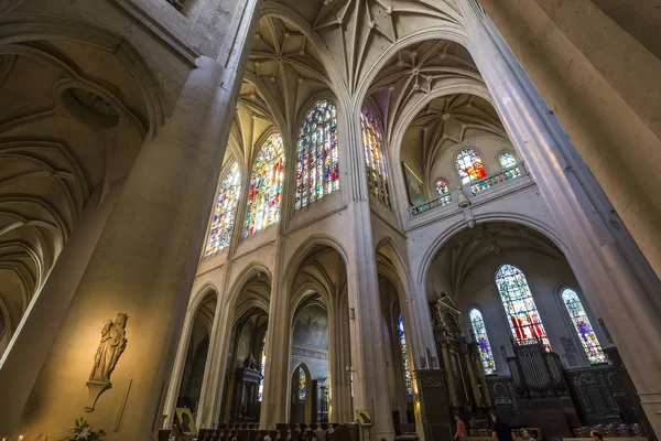 Paris Fransa Eylül 2016 Mekanlar Ayrıntılarını Saint Gervais Kilisesi Eylül — Stok fotoğraf