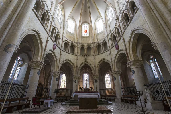 Provins Frankrijk Augustus 2016 Interieur Van Kerk Van Saint Quiriace — Stockfoto