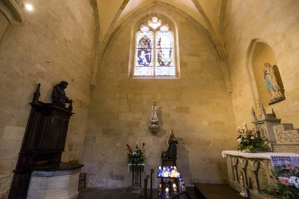 Sarlat Francia Julio 2015 Detalles Arquitectónicos Catedral Gótica San Sacerdos — Foto de Stock