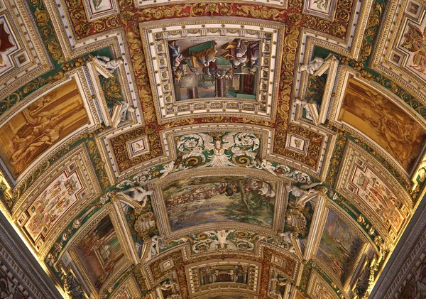 Ciudad Del Vaticano Vaticano Junio 2015 Interiores Detalles Arquitectónicos Del — Foto de Stock