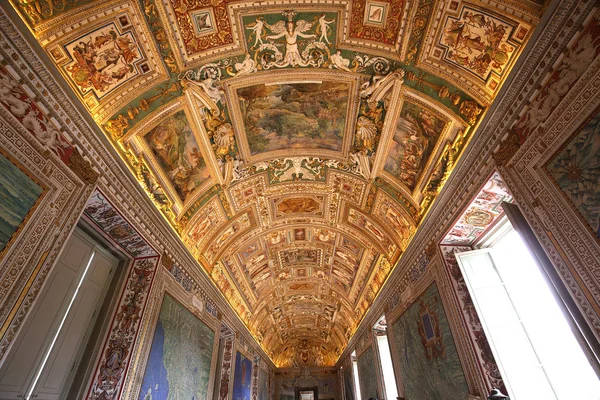 Ciudad Del Vaticano Vaticano Junio 2015 Interiores Detalles Arquitectónicos Del — Foto de Stock